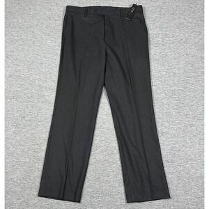 Banana Republic Dress Pants Mens 34x32 Gray Slim Fit Stretch City Office NEW